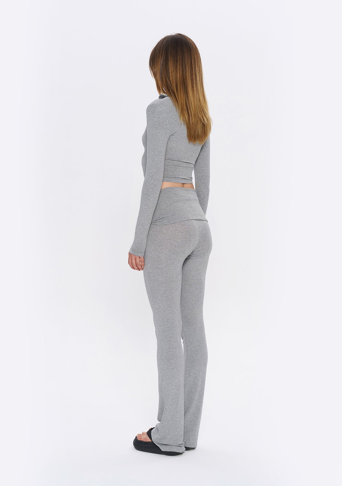 Tiny-Gri Fermuarlı Dar Kesim Yumuşak Hırka-Kazak & Triko-8-roqelvaxirum.shop