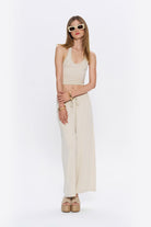 Tiny-Halter Yaka Krem Yumuşak Bluz-Top-11-roqelvaxirum.shop