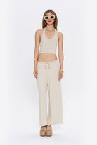 Tiny-Halter Yaka Krem Yumuşak Bluz-Top-12-roqelvaxirum.shop