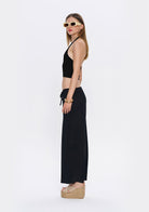 Tiny-Halter Yaka Siyah Yumuşak Bluz-Top-8-roqelvaxirum.shop