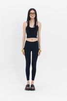 Tiny-İnce Fitilli Askılı Siyah Bluz-Bluz-1-roqelvaxirum.shop