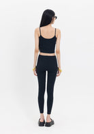 Tiny-İnce Fitilli Askılı Siyah Bluz-Bluz-2-roqelvaxirum.shop