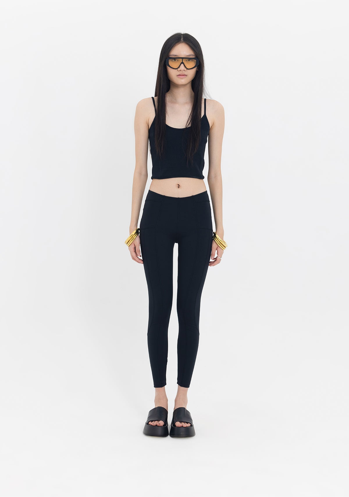 Tiny-İnce Fitilli Askılı Siyah Bluz-Bluz-3-roqelvaxirum.shop