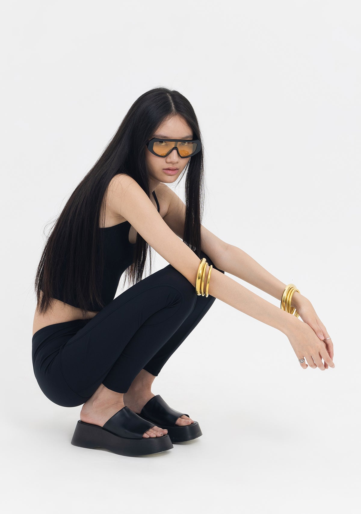 Tiny-İnce Fitilli Askılı Siyah Bluz-Bluz-6-roqelvaxirum.shop