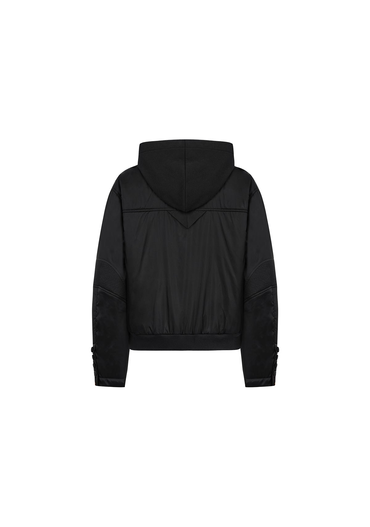 Tiny-Kapüşonlu Fermuarlı Siyah Bomber Ceket-Ceket-2-roqelvaxirum.shop