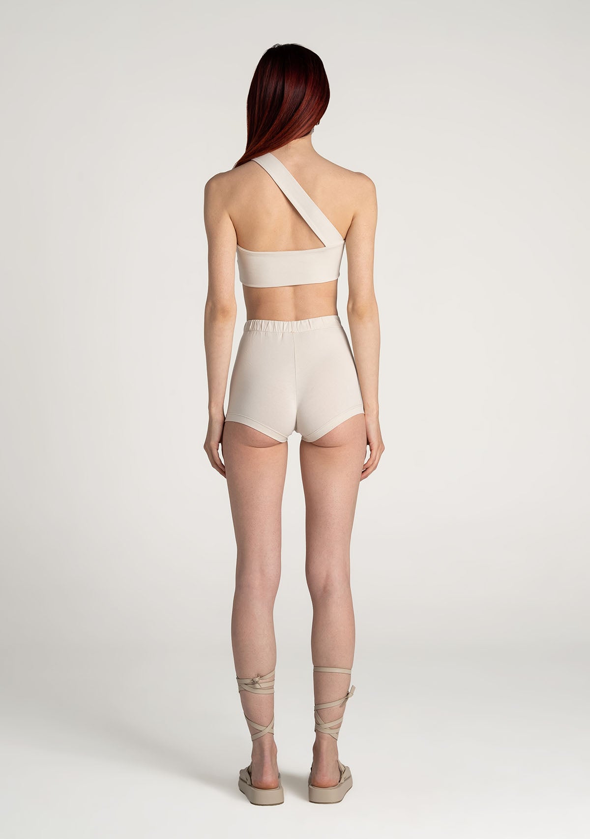 Tiny-Krem Tek Omuzlu Bustiyer-Top-2-roqelvaxirum.shop