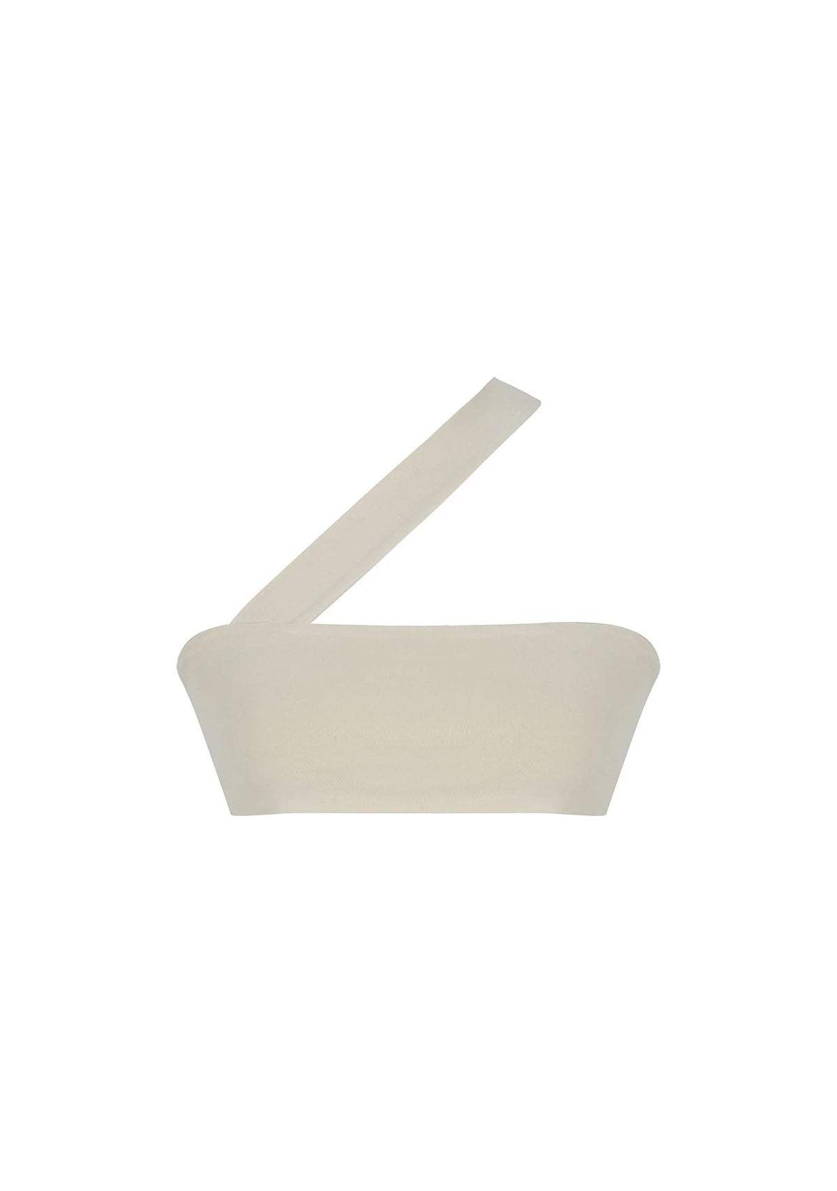 Tiny-Krem Tek Omuzlu Bustiyer-Top-7-roqelvaxirum.shop