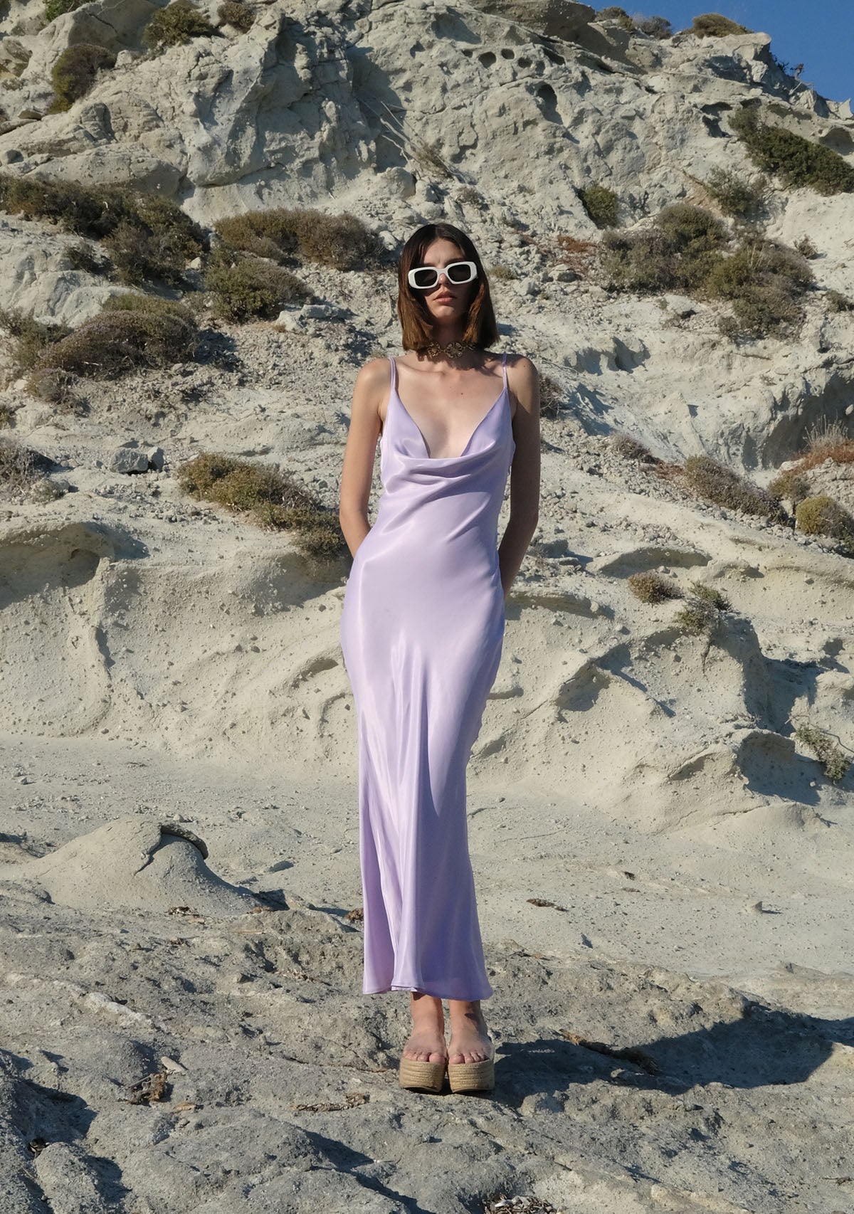 Tiny-Lila Saten Elbise-Elbise-10-roqelvaxirum.shop