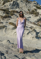 Tiny-Lila Saten Elbise-Elbise-10-roqelvaxirum.shop