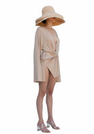 Tiny-Nude Bağlamalı Gömlek-Gömlek-2-roqelvaxirum.shop