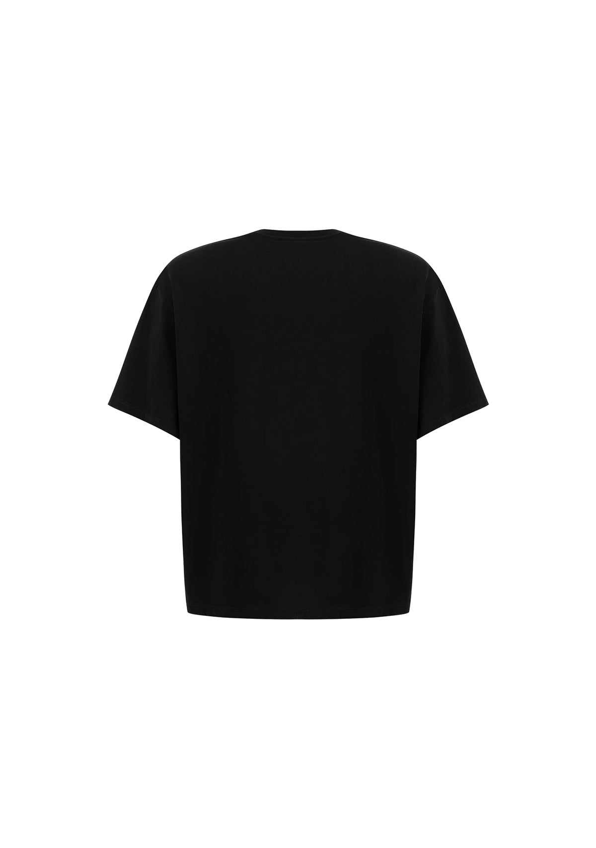 Tiny-Oversize Siyah Tişört-T-Shirts-10-roqelvaxirum.shop