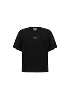 Tiny-Oversize Siyah Tişört-T-Shirts-11-roqelvaxirum.shop