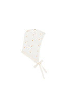 Tiny-Papatya Nakışlı Beyaz Kurdeleleli Tül şapka-Şapka-10-roqelvaxirum.shop