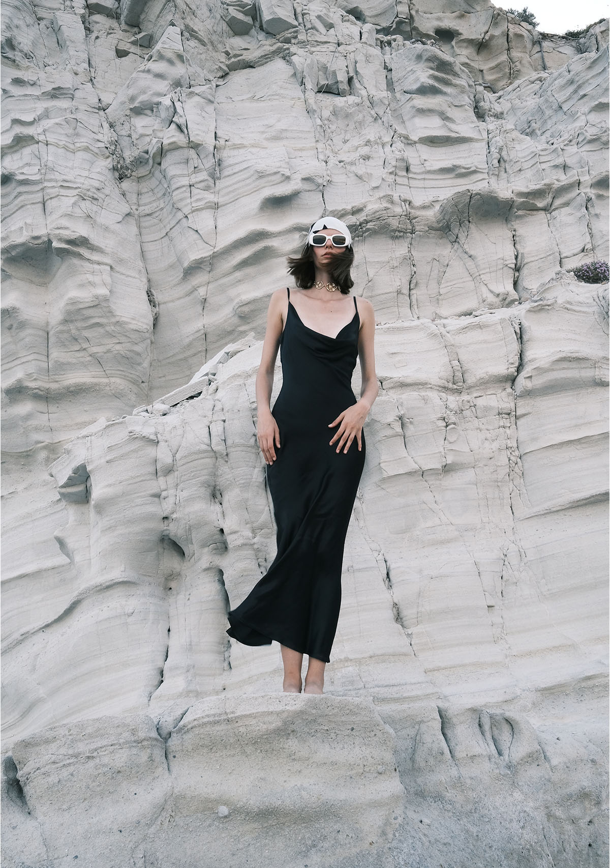 Tiny-Siyah İnce Askılı Uzun Saten Elbise-Elbise-12-roqelvaxirum.shop