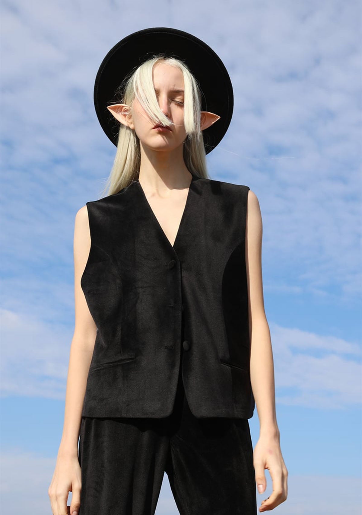 Tiny-Siyah Kadife Yelek-Yelek-5-roqelvaxirum.shop