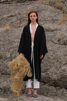 Tiny-Siyah Keten Kimono-Kimono-1-roqelvaxirum.shop