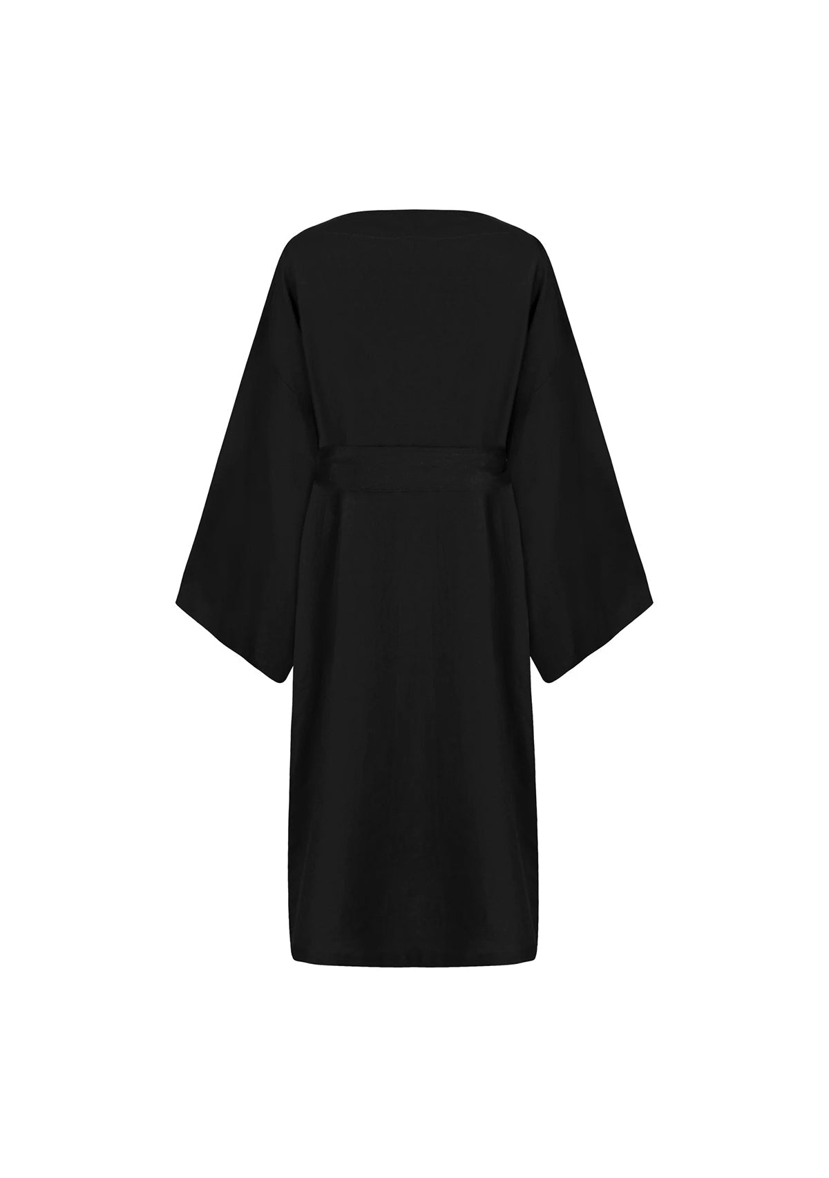 Tiny-Siyah Keten Kimono-Kimono-10-roqelvaxirum.shop