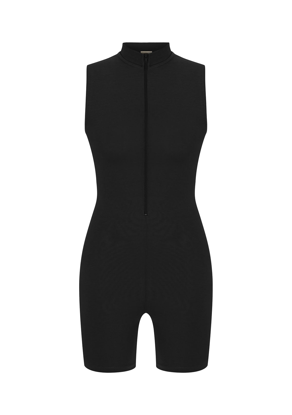 Tiny-Siyah Önden Fermuarlı Şort Bodysuit-Bodysuit-8-roqelvaxirum.shop