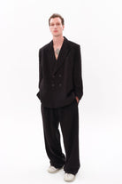 Tiny-Siyah Tencel™ Blazer-Ceket-1-roqelvaxirum.shop