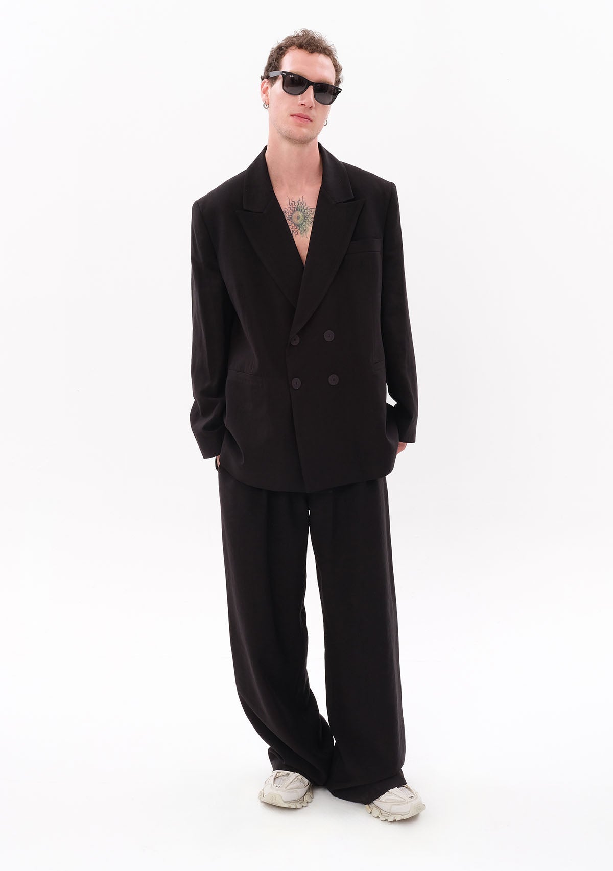 Tiny-Siyah Tencel™ Blazer-Ceket-6-roqelvaxirum.shop