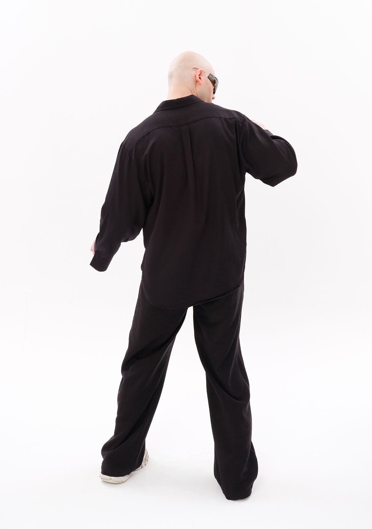 Tiny-Siyah Tencel™ Oversize Gömlek-Gömlek-7-roqelvaxirum.shop