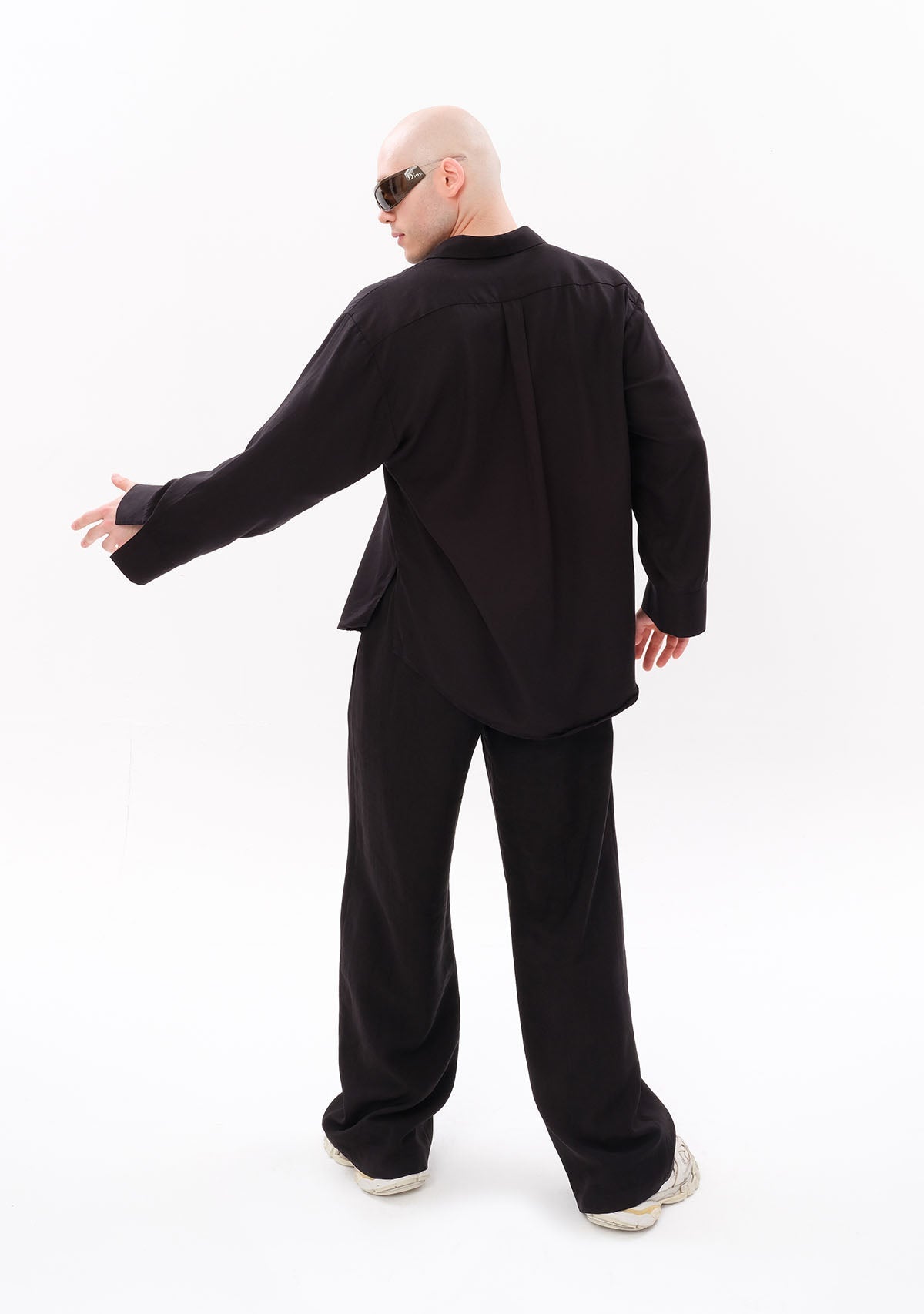 Tiny-Siyah Tencel™ Oversize Gömlek-Gömlek-8-roqelvaxirum.shop