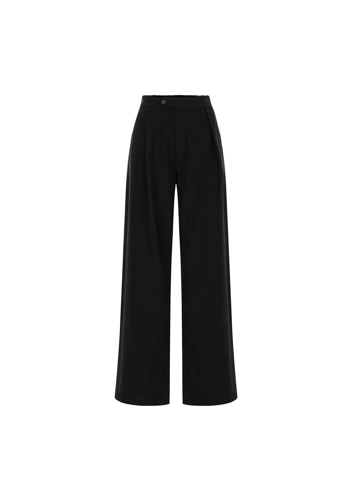 Tiny-Siyah Tencel™ Pantolon-Kumaş Pantolon-4-roqelvaxirum.shop