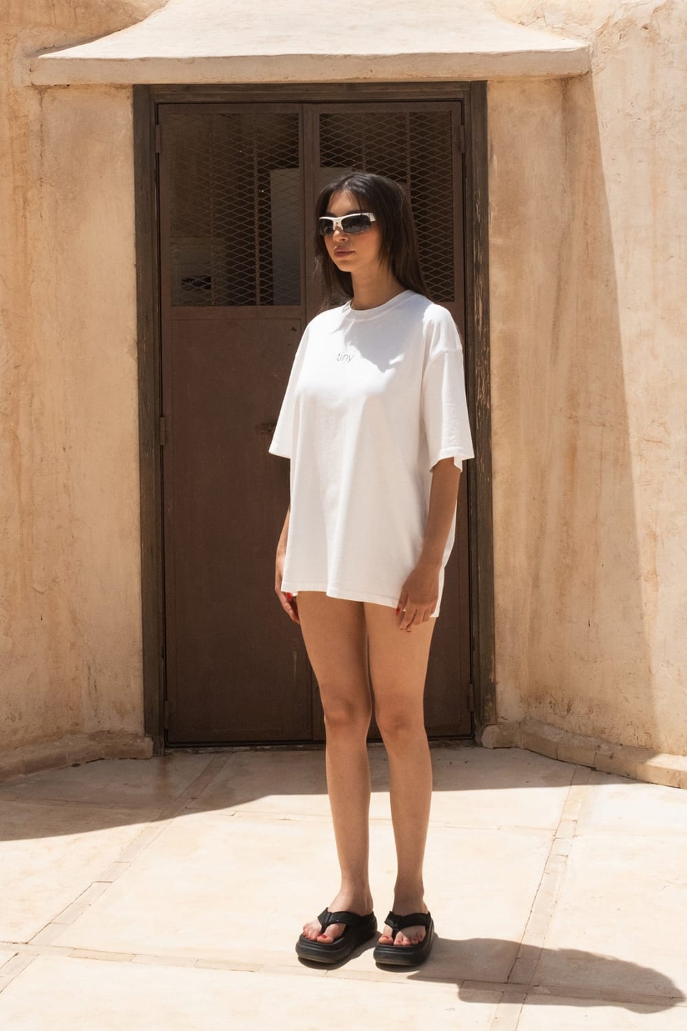 Tiny-Tiny Oversize Beyaz Tişört-T-Shirts-3-roqelvaxirum.shop