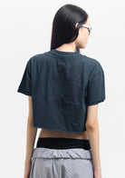 Tiny-Yuvarlak Yaka Antrasit Crop Tişört-T-Shirts-7-roqelvaxirum.shop