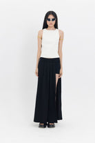 Tiny-Yuvarlak Yaka Kolsuz Beyaz Atlet-Bluz-1-roqelvaxirum.shop