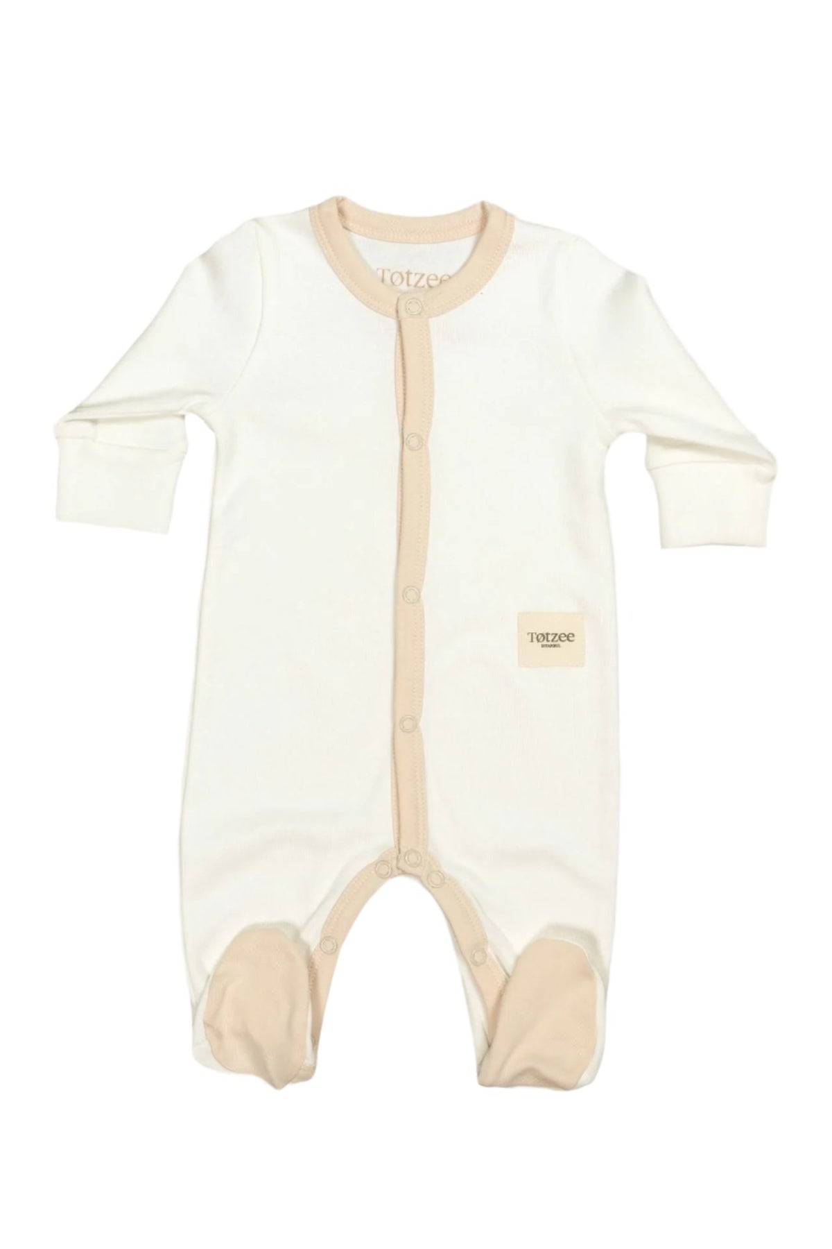 Totzee-Çıt Çıtlı Basic Yenidoğan Tulum Süt Köpüğü-Çocuk Elbise & Tulum-1-roqelvaxirum.shop
