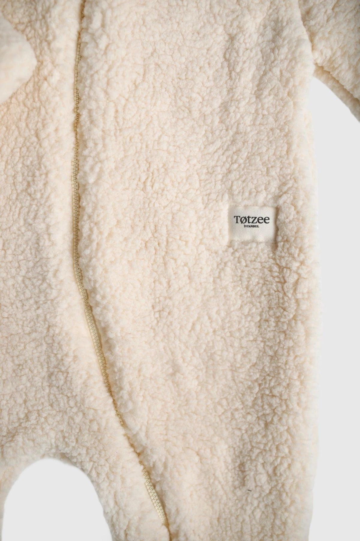 Totzee-Kapüşonlu Pelüş Tulum Vanilya Rengi-Çocuk Elbise & Tulum-3-roqelvaxirum.shop
