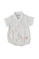Totzee-Müslin Kısa Kimono Tulum Ekru-Çocuk Elbise & Tulum-1-roqelvaxirum.shop