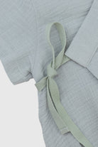 Totzee-Müslin Kısa Kimono Tulum Sis Grisi-Çocuk Elbise & Tulum-3-roqelvaxirum.shop