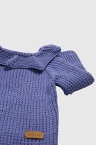 Totzee-Organik El Örgüsü Yakalı Body Orkide Mavisi-Body-3-roqelvaxirum.shop