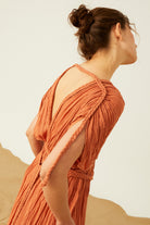 Towdoo-Hypatia Elbise - Kiremit-Elbise-6-roqelvaxirum.shop