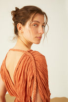 Towdoo-Hypatia Elbise - Kiremit-Elbise-7-roqelvaxirum.shop