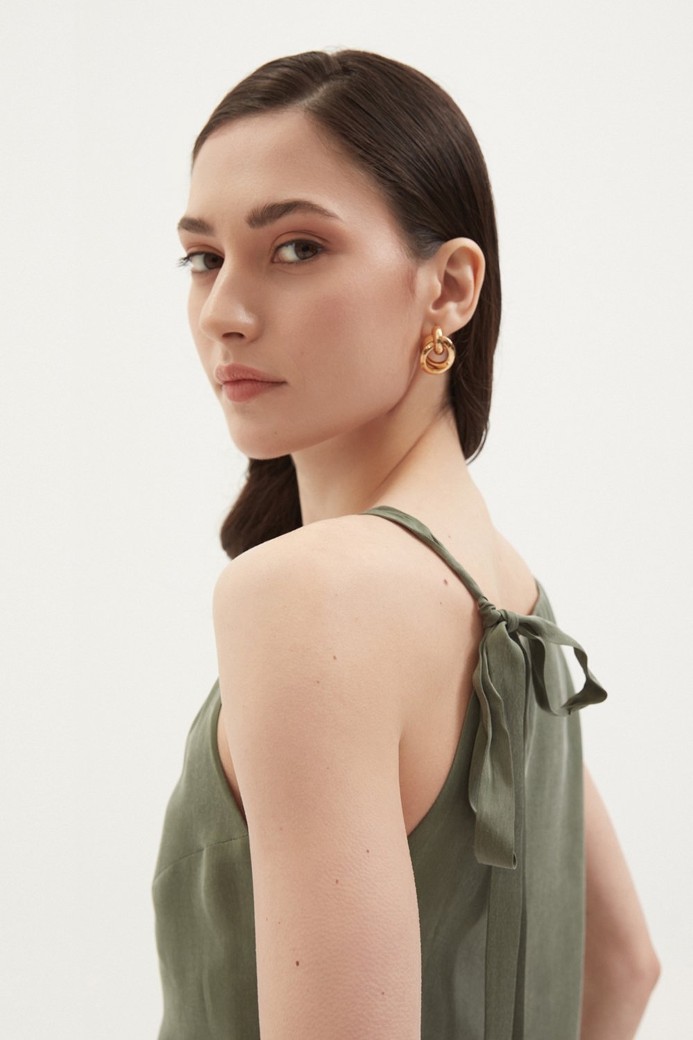 Towdoo-Jasmine – Mini Elbise - Yeşil-Elbise-4-roqelvaxirum.shop