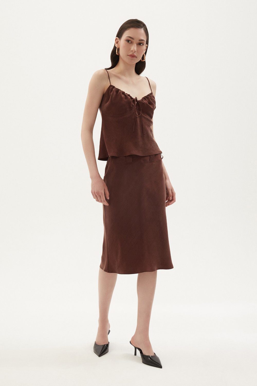 Towdoo-Sunflower – İp Askılı Bluz - Kahve-Bluz-6-roqelvaxirum.shop