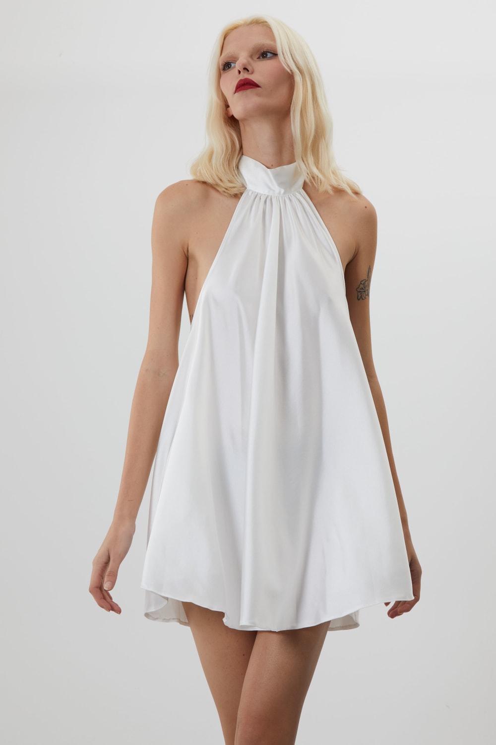 Trust The Team-Kate Beyaz Mini Elbise-Elbise-5-roqelvaxirum.shop