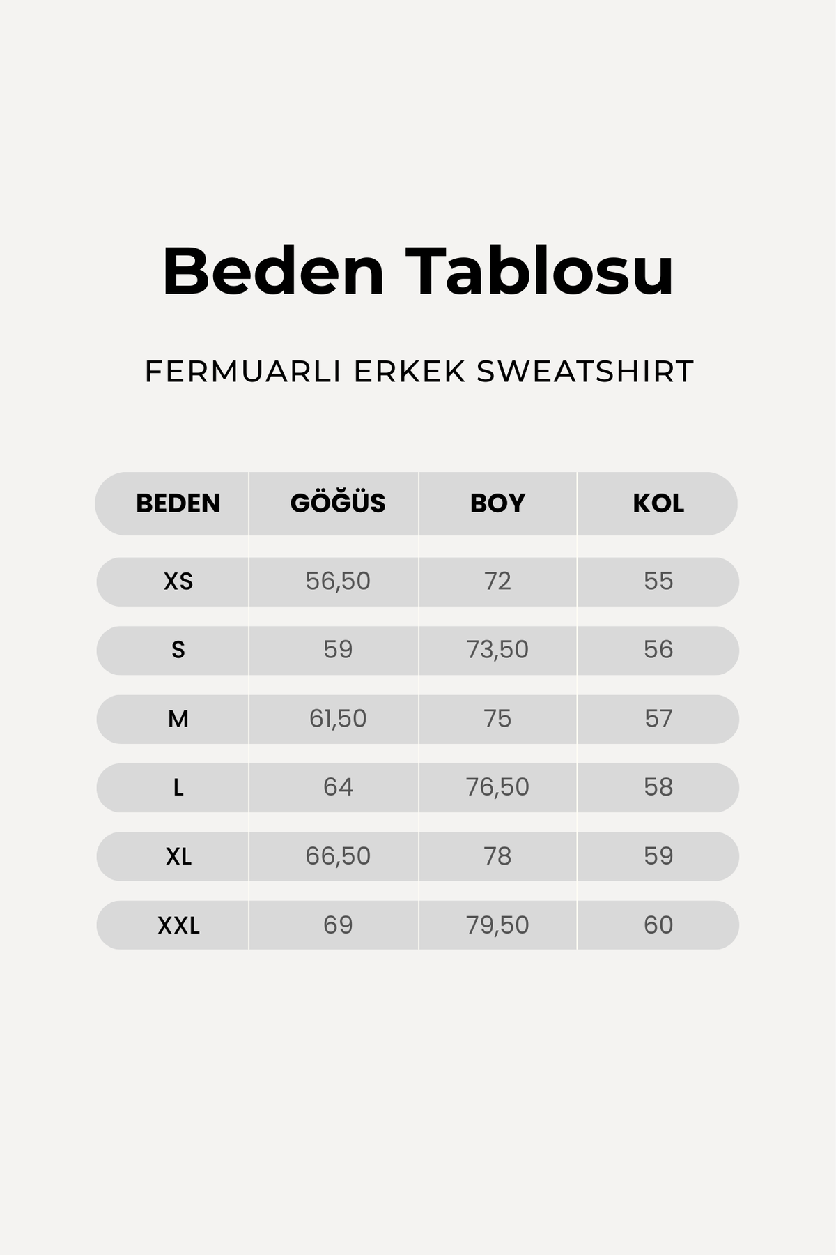 Fermuarlı Kapüşonlu Logo Nakışlı Sweatshirt, Kurşuni - 3