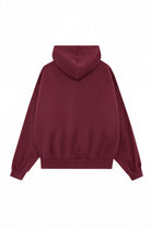 Kapüşonlu Logo Nakışlı Sweatshirt, Bordo - 1