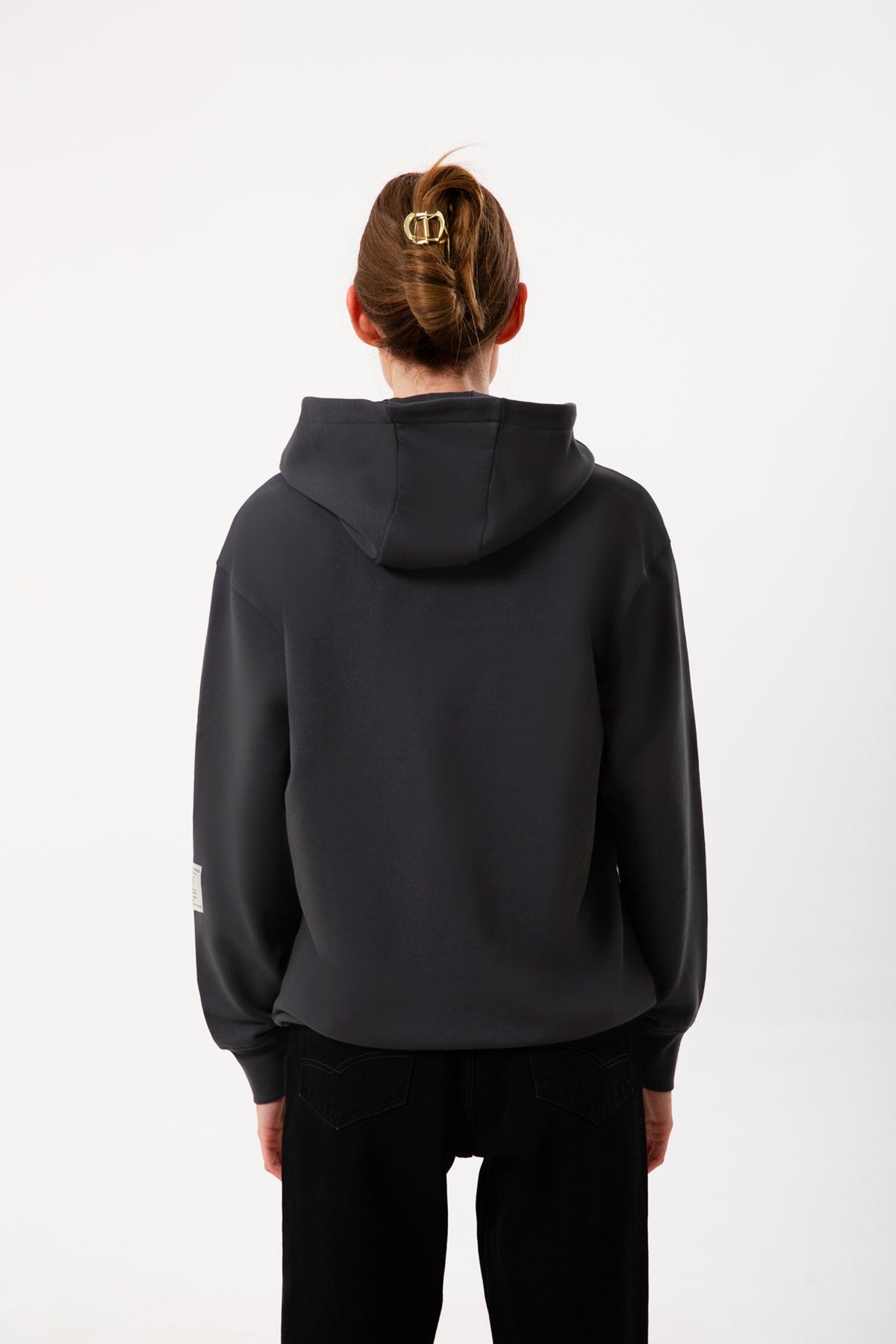 Kapüşonlu Organik Pamuklu Sweatshirt