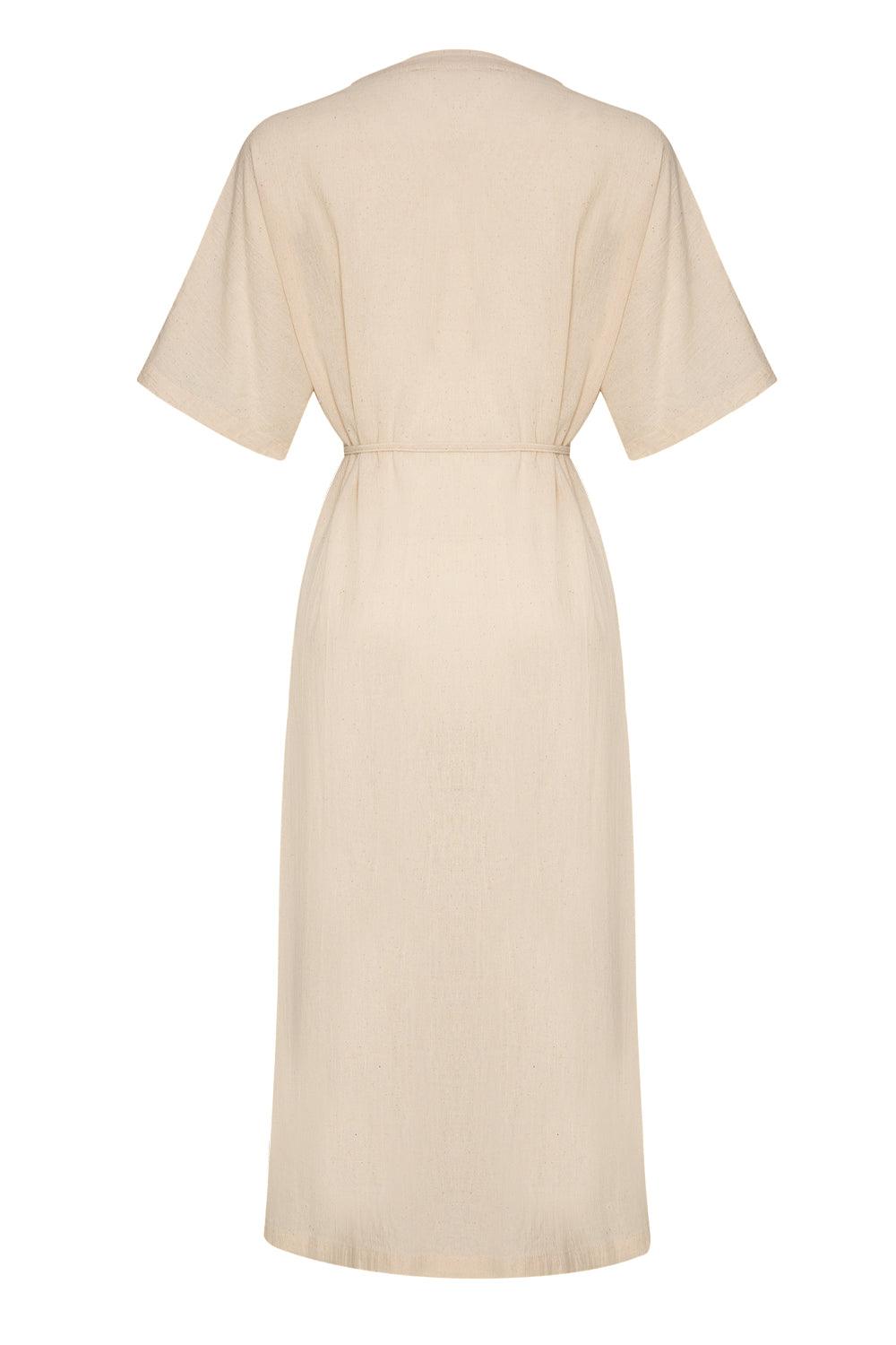 Unexpectedone-Realistic Kimono-Plain Beige-Kimono-2-roqelvaxirum.shop