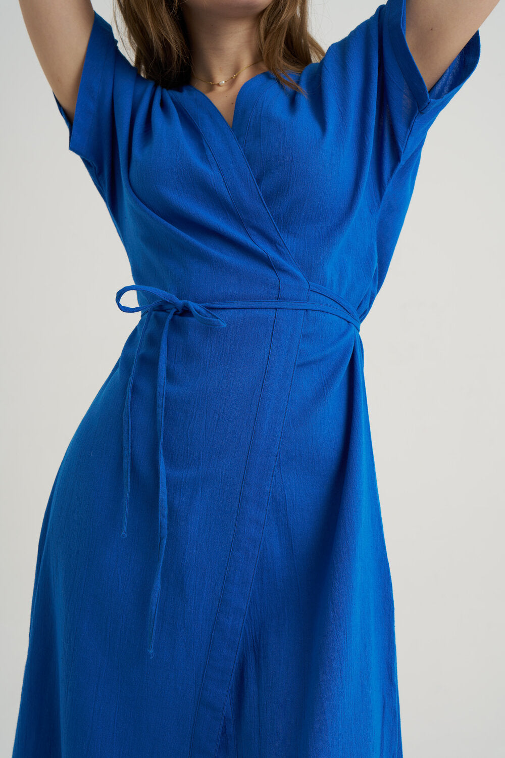 Unexpectedone-Realistic Kimono - Plain Blue-Kimono-4-roqelvaxirum.shop
