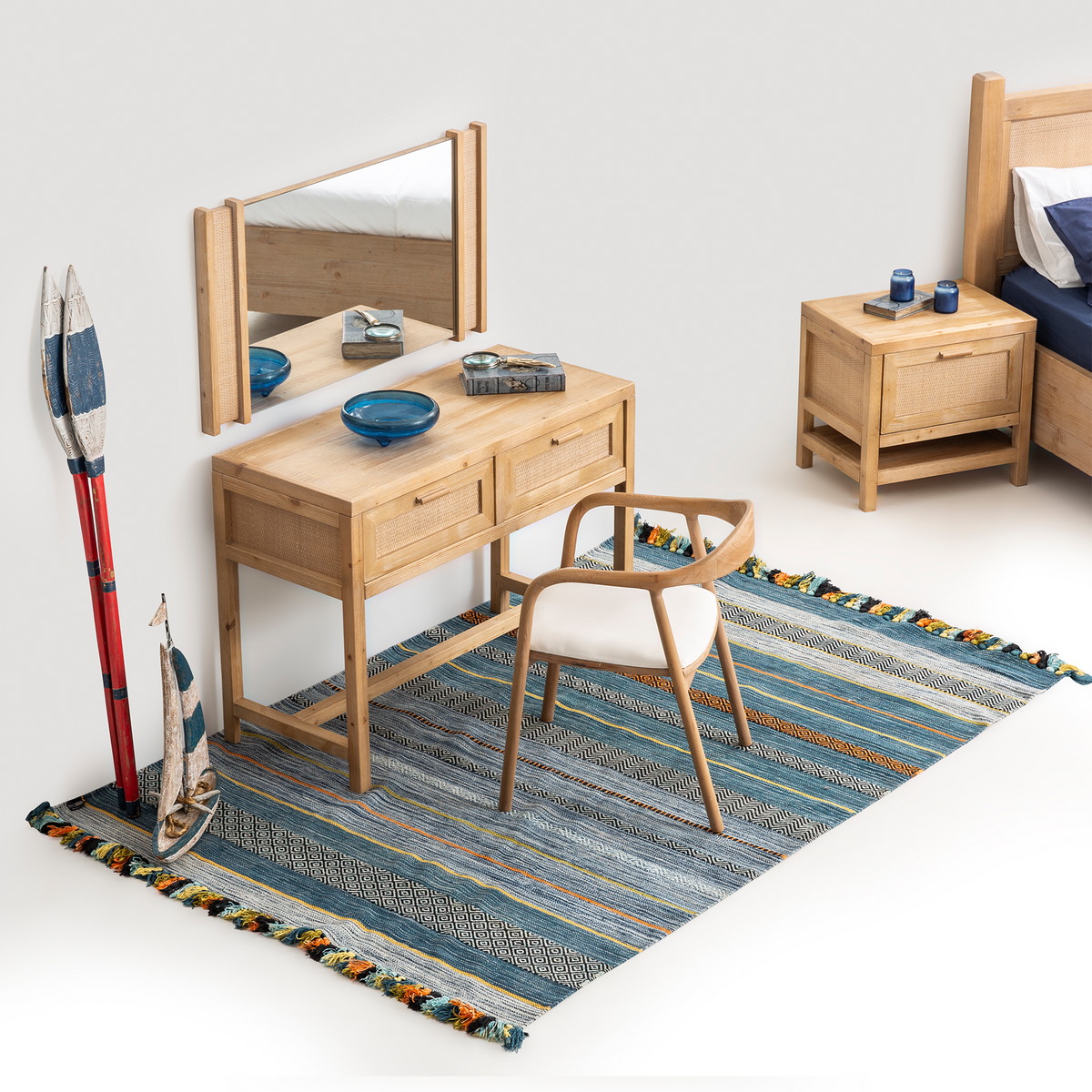 Valnott-Casablanca Şifonyer-Dresuar & Konsol-3-roqelvaxirum.shop