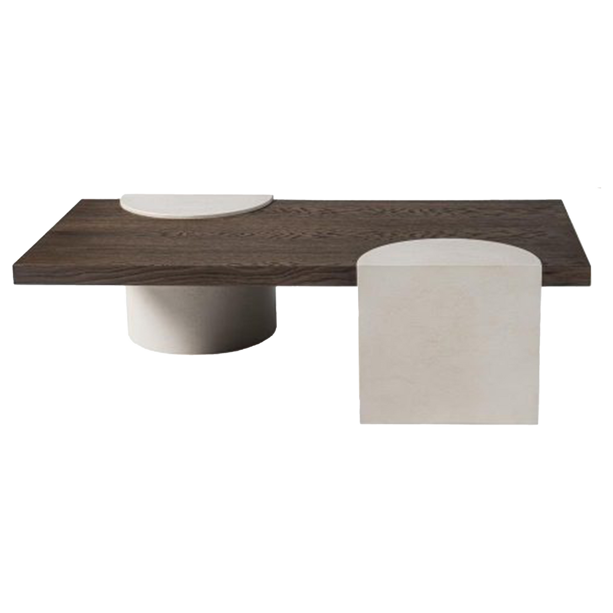 Valnott-Kapadokya Betonart Meşe Orta Sehpa-Orta Sehpa-1-roqelvaxirum.shop