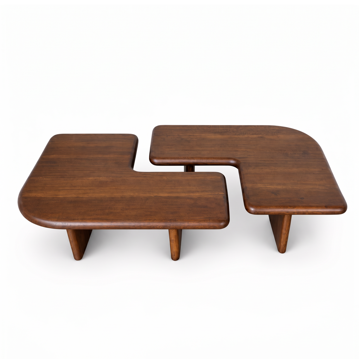 Valnott-Merge 2'li Orta Sehpa-Sehpa-2-roqelvaxirum.shop
