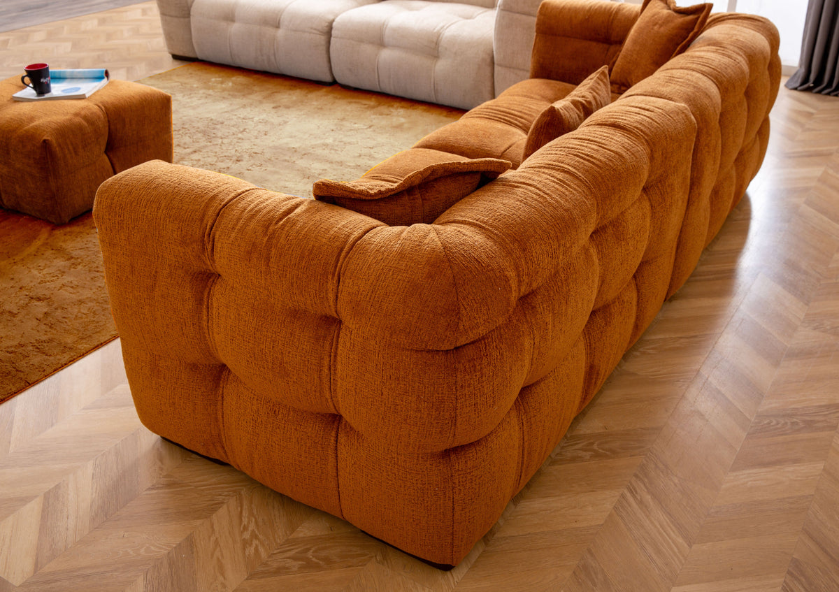 Valnott-Puffy 3'lü Koltuk-Koltuk & Berjer-8-roqelvaxirum.shop