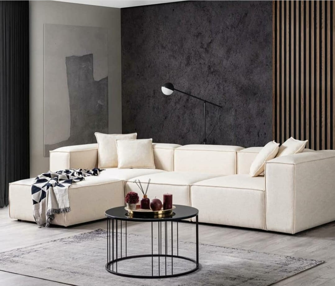 Valnott-Ravi 4'lü Köşe Koltuk-Koltuk & Berjer-3-roqelvaxirum.shop